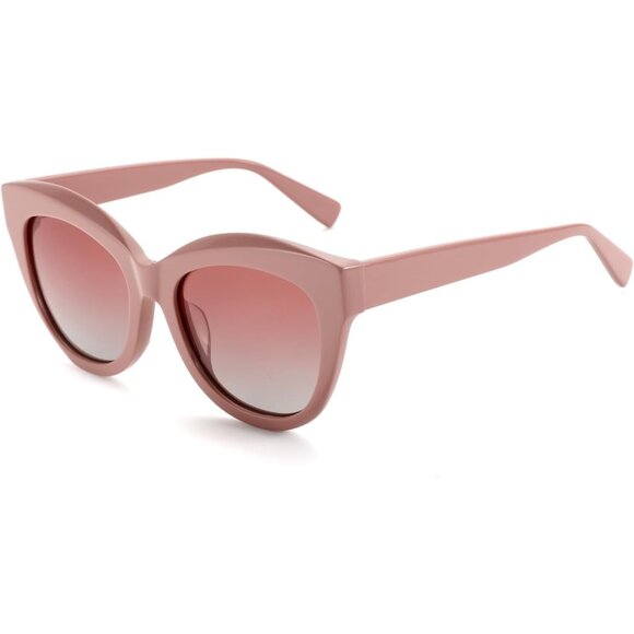 HOT Cateye Sunglasses Womens Pink Polarized Sunglasses